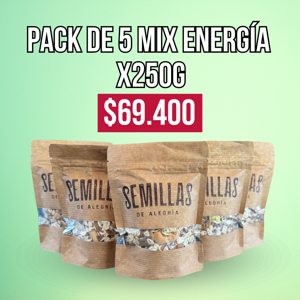 PAQUETE DE 3 Y 5 ¡MIX ENERGIA!