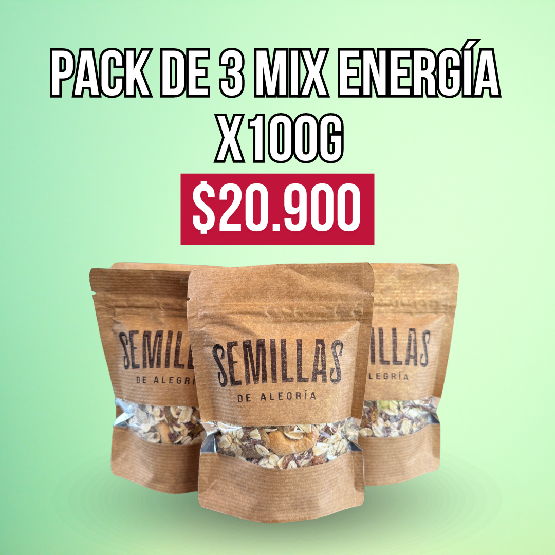 PAQUETE DE 3 Y 5 ¡MIX ENERGIA!