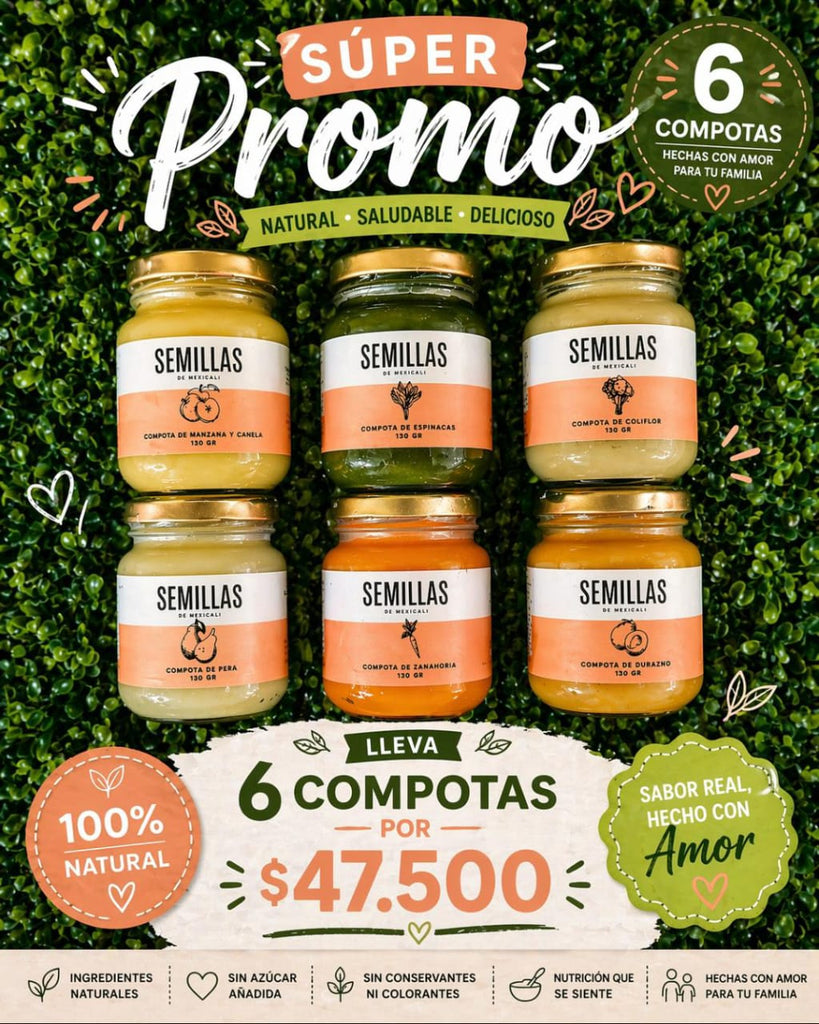 Super promoción Compotas x 6