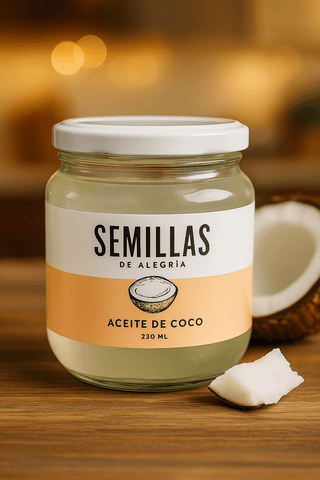 Aceite de Coco (Orgánico) - SemillasdeAlegria