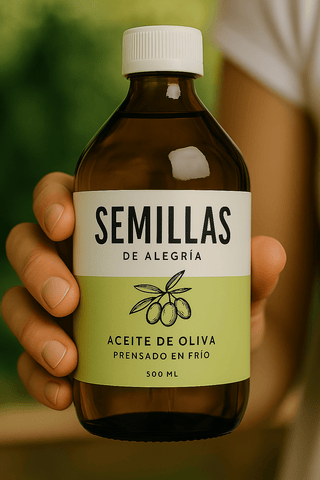 Aceite De Oliva prensado en frío - SemillasdeAlegria
