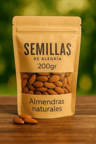 Almendra Natural (Orgánica) - SemillasdeAlegria