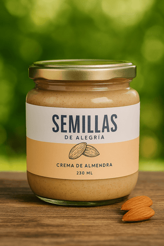 Crema de Almendras (Orgánica) - SemillasdeAlegria