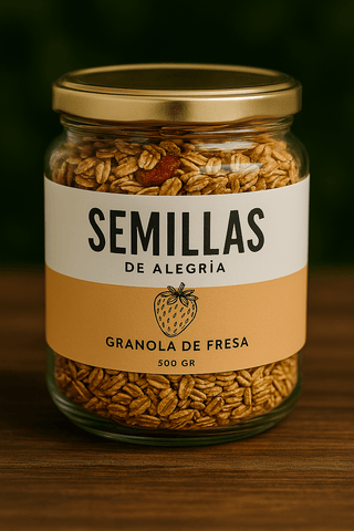 Granola de Fresa - SemillasdeAlegria