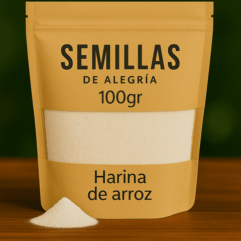Harina de Arroz - SemillasdeAlegria