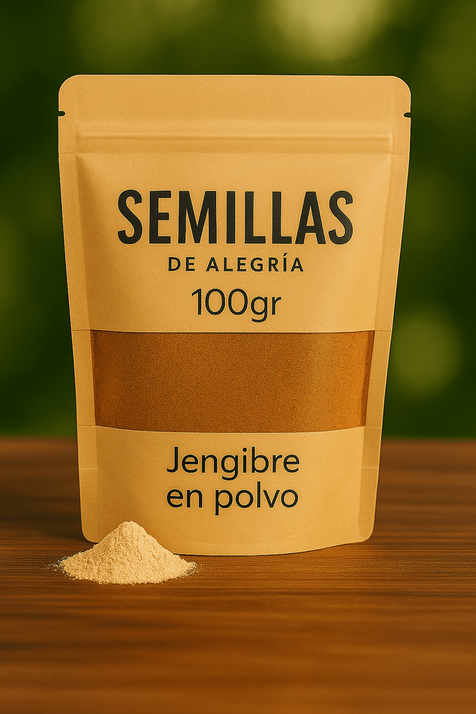 Jengibre En Polvo - SemillasdeAlegria