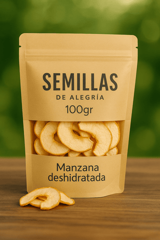 Manzana Deshidratada - SemillasdeAlegria