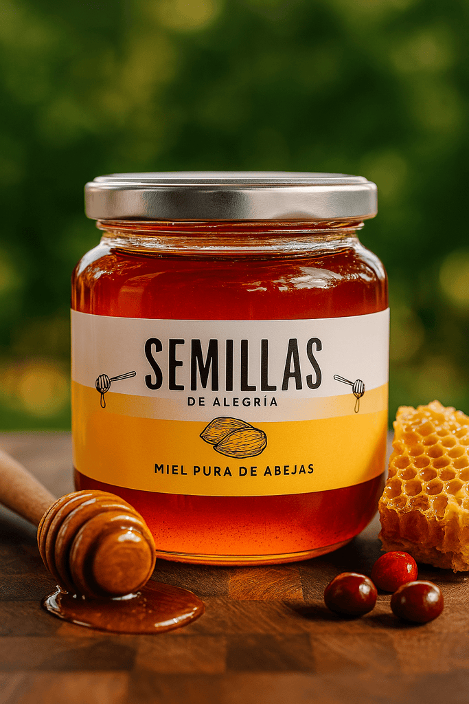 Miel Pura de Abeja - SemillasdeAlegria