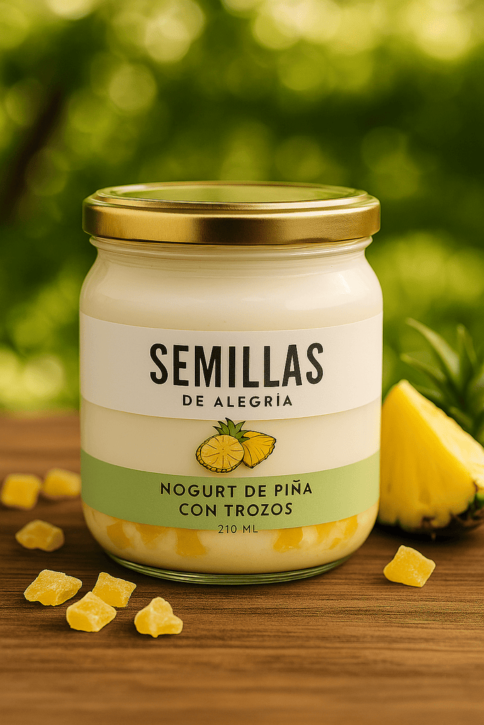 Nogurt de Almendra - Piña - SemillasdeAlegria