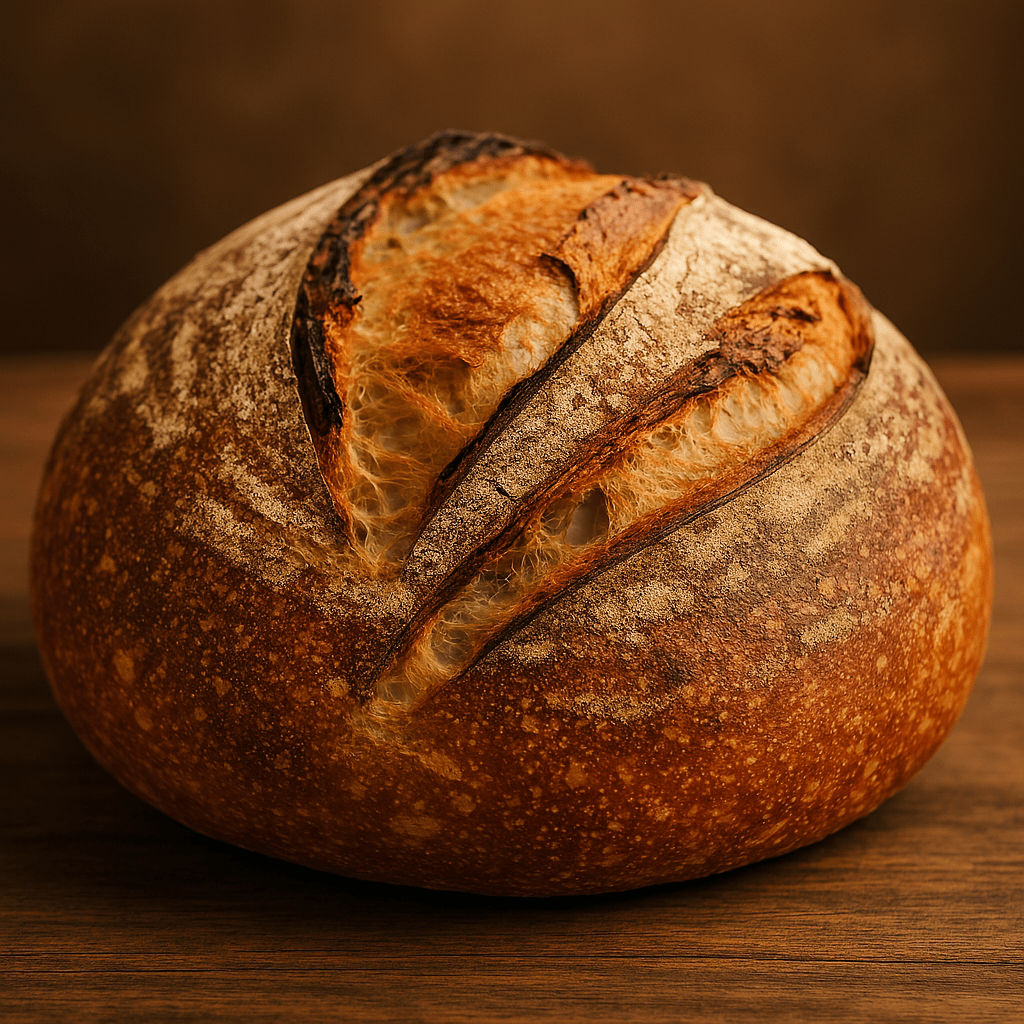 Pan Masa Madre Integral REDONDO - SemillasdeAlegria