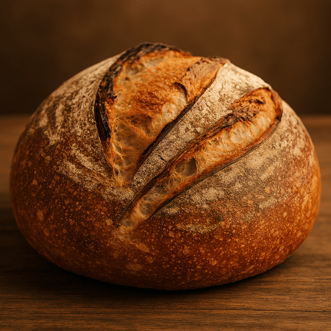 Pan Masa Madre Integral REDONDO - SemillasdeAlegria